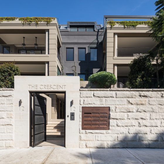 Main entrance of The Crescent