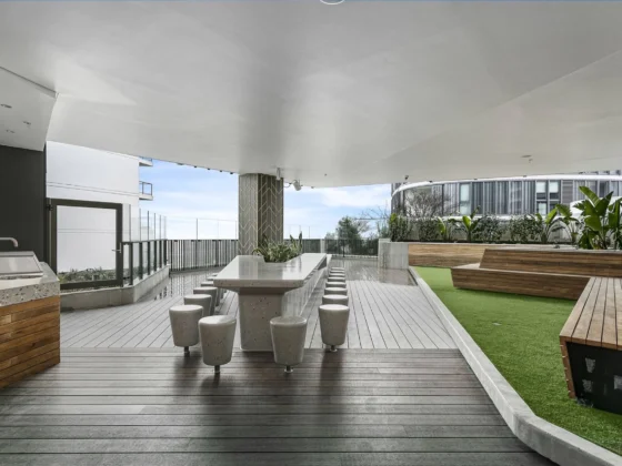 Archibald Residences BBQ and entertainment area